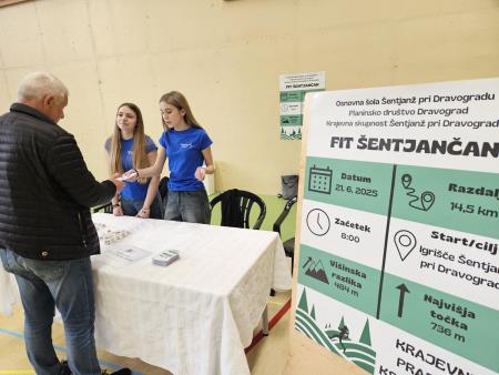 Promocija poti FIT Šentjančan, OŠ Šentjanž pri Dravogradu